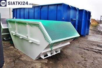 Siatki Starogard Gdański - Siatka przykrywająca na kontener - zabezpieczenie przewożonych ładunków dla terenów Starogardu Gdańskiego